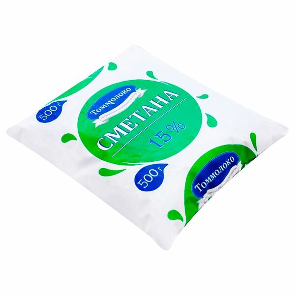 Сметана Томмолоко 15%, 500г