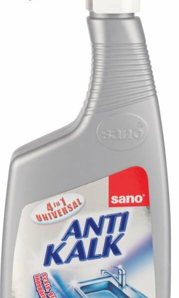 Чистящее средство для чистки кранов и сантехники 4в1 Sano Anti Kalk, 700 мл