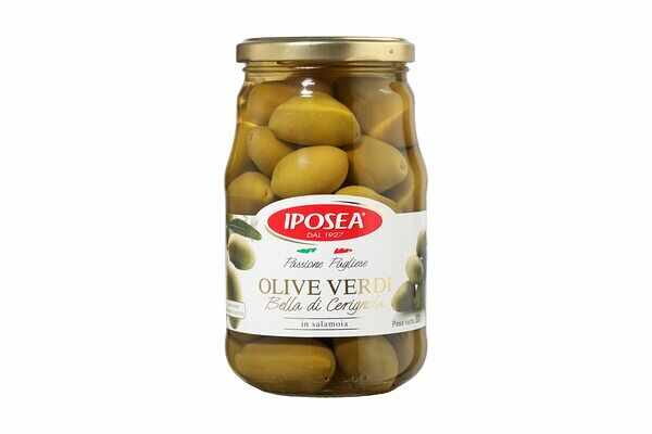 Оливки Iposea Bella di Cerignola с косточкой