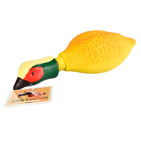 HOMEPET Игрушка для собак Утка с пищалкой латекс 30см