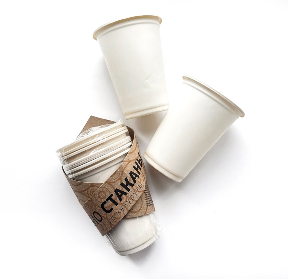 

Стаканы Geovita Био из кукурузного крахмала 350мл, 10шт, Китай