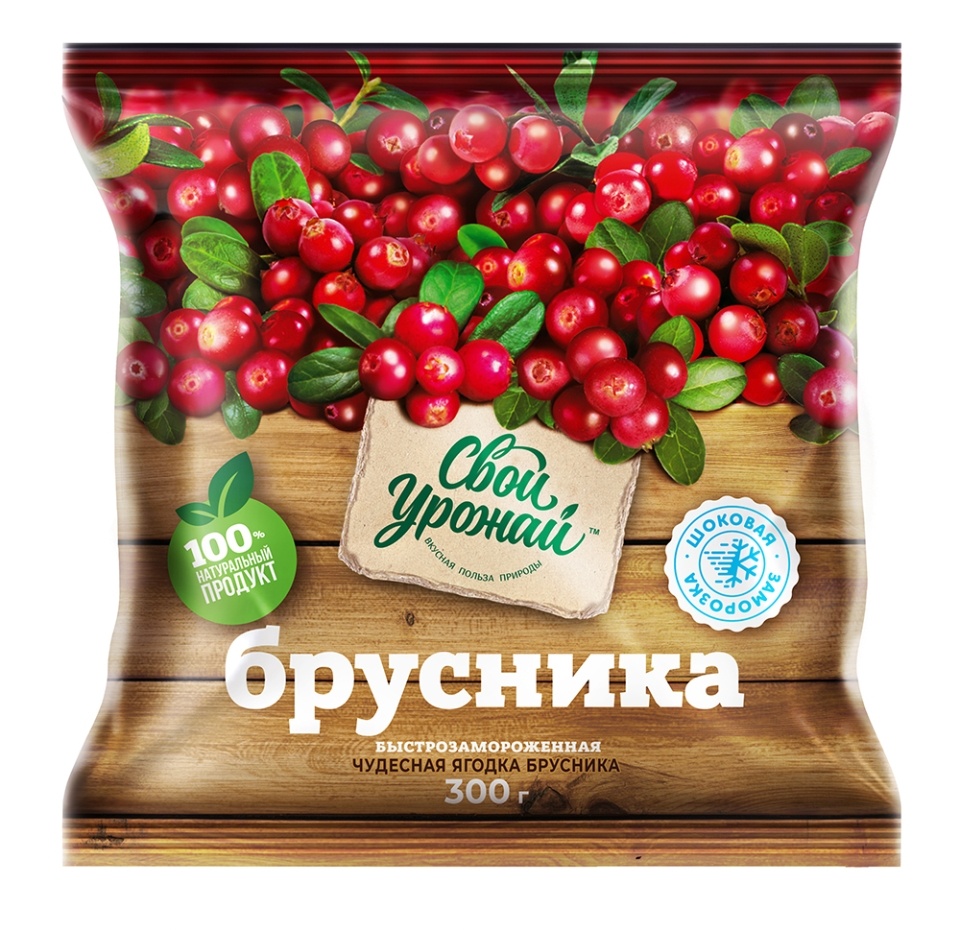 

Брусника Свой Урожай замороженная 300 г