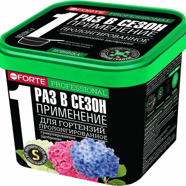 Удобрение Bona Forte для гортензий 1 л