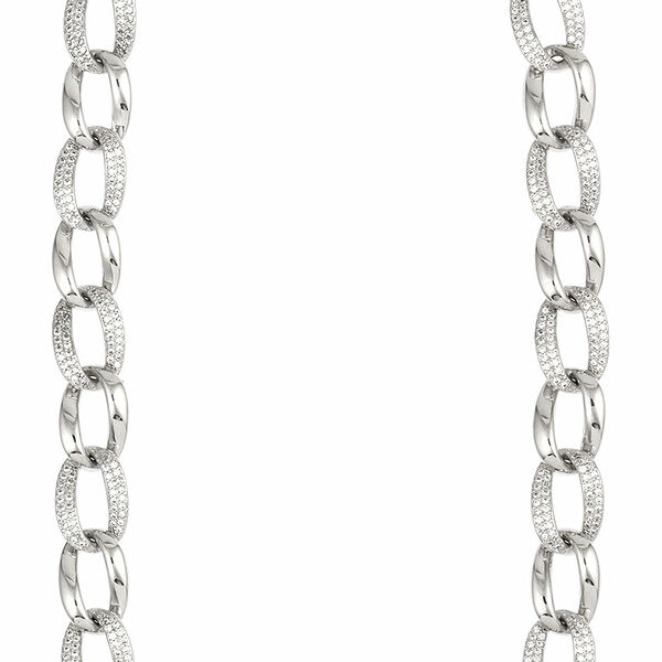 RONDA O/W 22/23 230N Колье, ювелирный сплав, фианиты, родирование, р.45