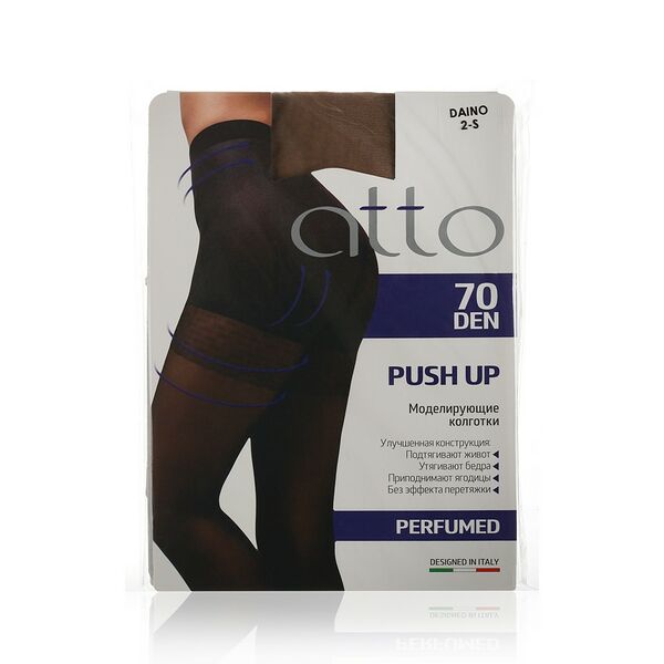 Женские моделирующие колготки Atto Push Up 70den Daino 2 размер