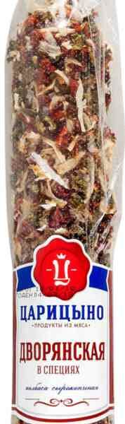 Колбаса сырокопчёная Дворянская Царицыно полусухая в специях