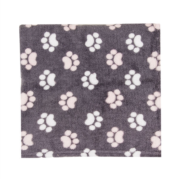 Плед лапки розовые 75х50 см