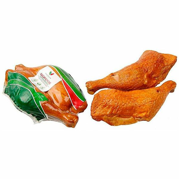 Окорочок Челны-Бройлер цыпленка-бройлера варено-копченый вес