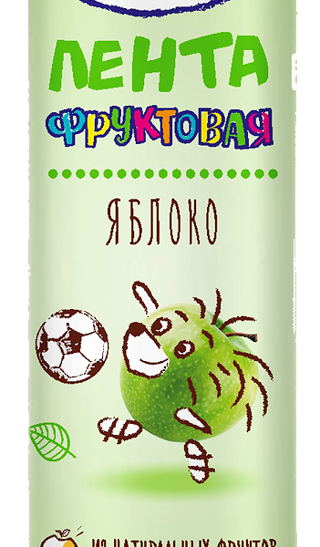 Пастила Правильные сладости Фруктовая лента яблоко 15 г