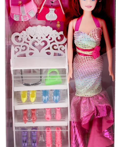 Кукла BIGGA в вечернем платье и аксессуарами Арт. 115038