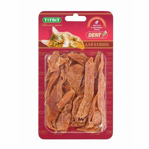 Лакомство для кошек филе куриное соломка Б2-C