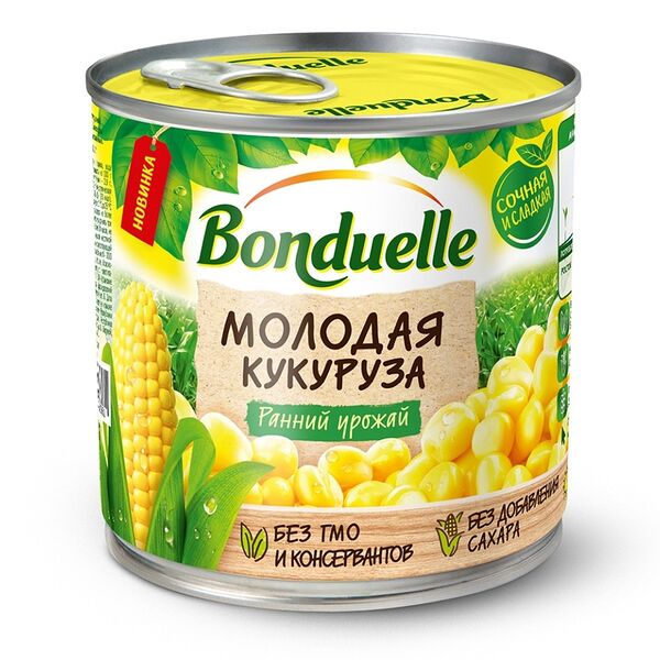 Кукуруза консервированная Бондюэль молодая 340 г