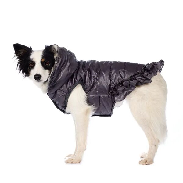 Куртка-платье для собак XS серый (девочка)