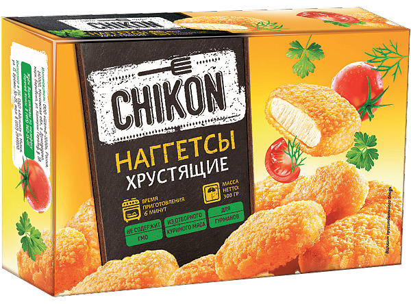 Наггетсы куриные Chikon Хрустящие