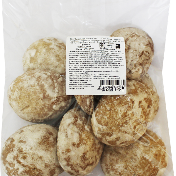 Пряники Сарапульский ХК Домашние, 350 г