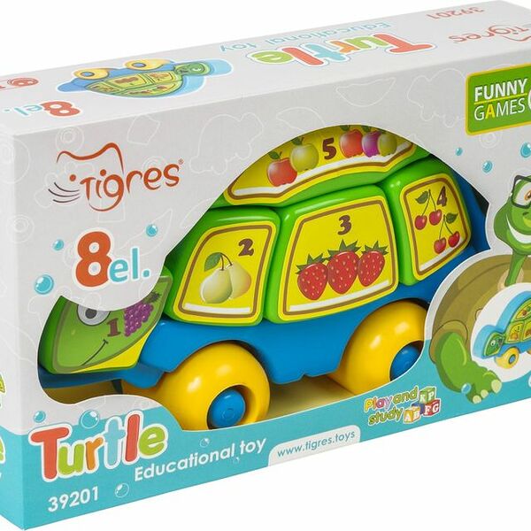 Пазлы Tigres Умная черепаха 1+ 1шт
