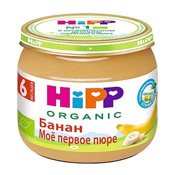 Пюре HiPP Organic Банан с 6 месяцев