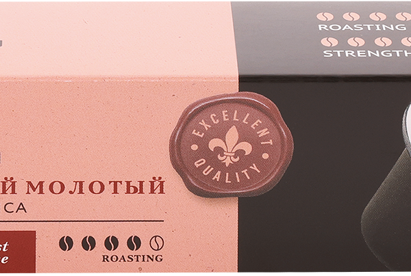 Кофе молотый в капсулах PREMIUM CLUB Strong, 10 капсул