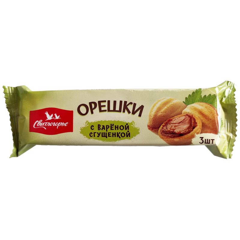 

Печенье Свитлогорье Орешки с вареной сгущенкой, 60 г