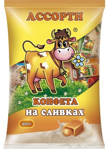 Конфеты Волгир Вольский кондитер Cream Fudge на сливках ассорти 500 г