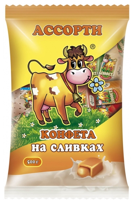 

Конфеты Волгир Вольский кондитер Cream Fudge на сливках ассорти 500 г