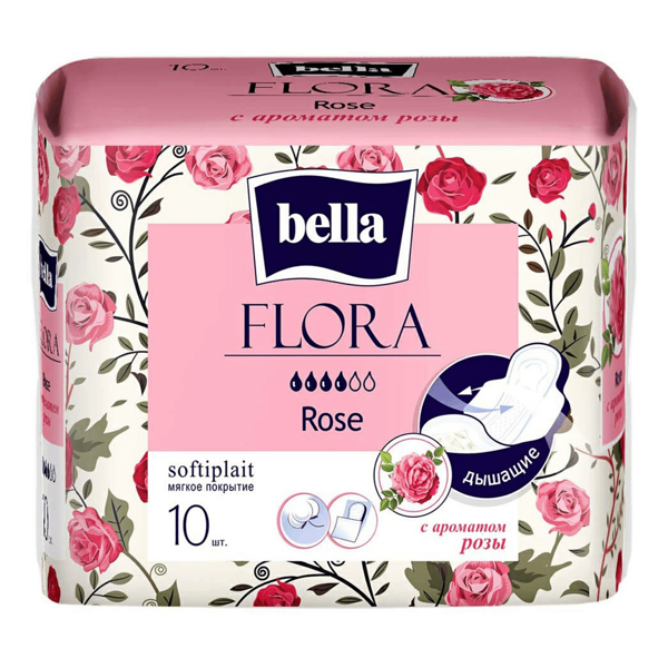 Прокладки Bella Flora Rose, 10 шт