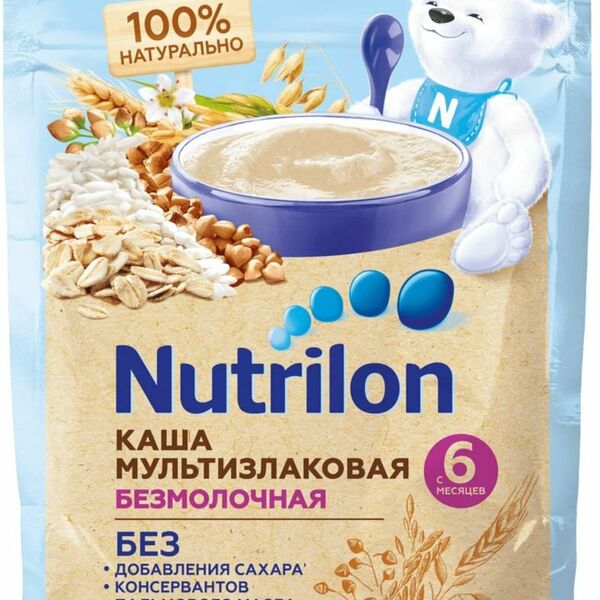 Каша безмолочная мультизлаковая Nutrilon с 6 месяцев