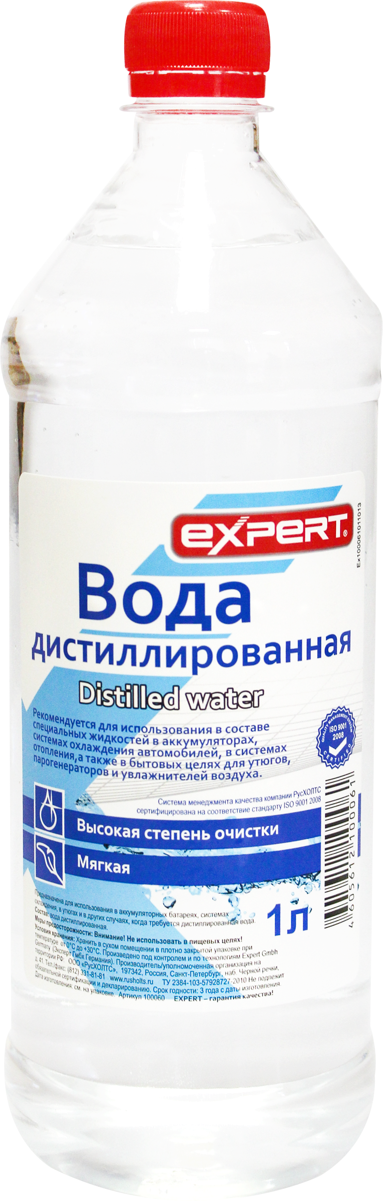 

Вода дистиллированная EXPERT, 1л