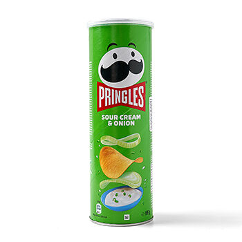 Чипсы картофельные Pringles Sour Cream & Onion сметана и лук 165 г