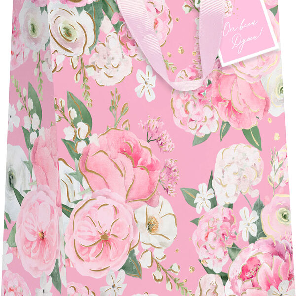 Пакет подарочный Пакетико с тиснением премиум LVA ПДЛ W 31.5х25.5см