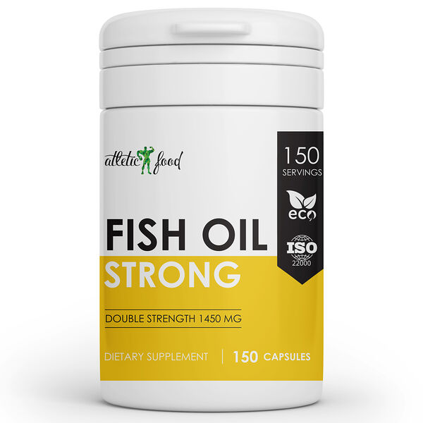 Atletic Food Fish Oil Strong Омега 3 1450 мг 150 капсул