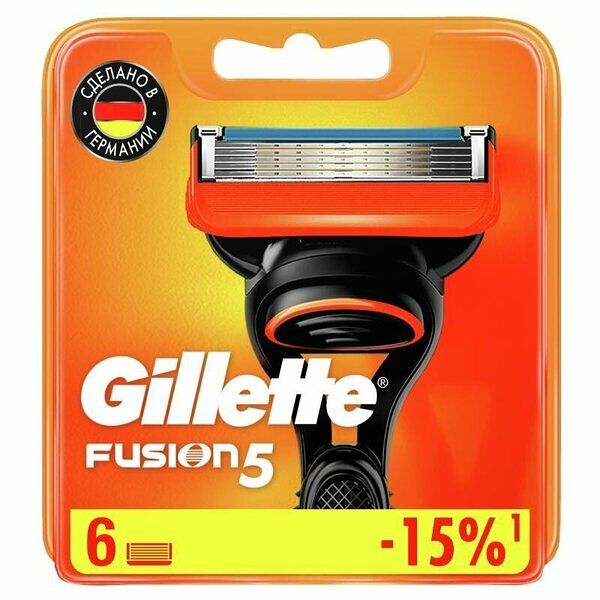 Кассеты сменные Gillette Fusion