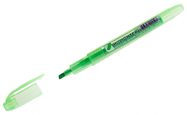 Текстовыделитель Multi Hi-Lighter (Мульти Хай-Лайтер) зеленый, 1-4 мм ТМ Crown (Краун)