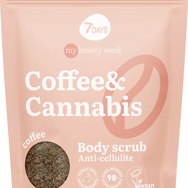 Скраб 7 Days Mbw Coffee&Cannabis для тела антицеллюлитный 250 г