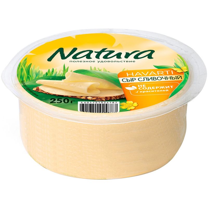 

Сыр Natura Сливочный 45% 250 г
