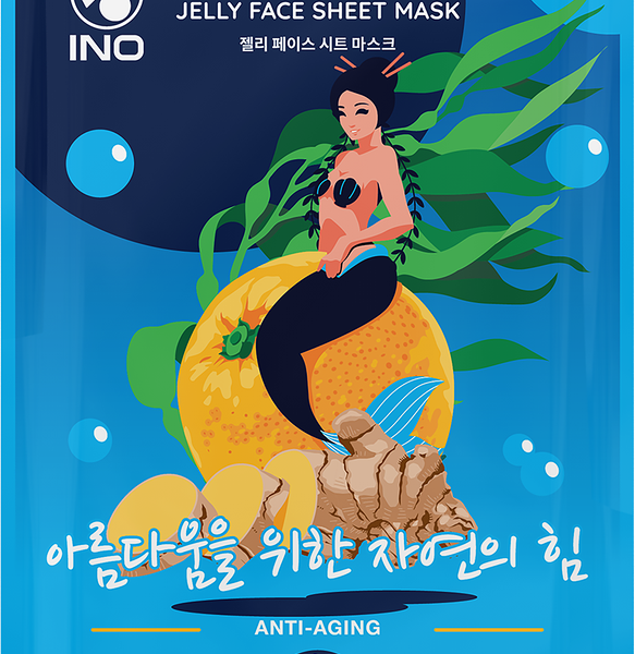 Маска для лица INO Имбирь и цитрус антивозрастная