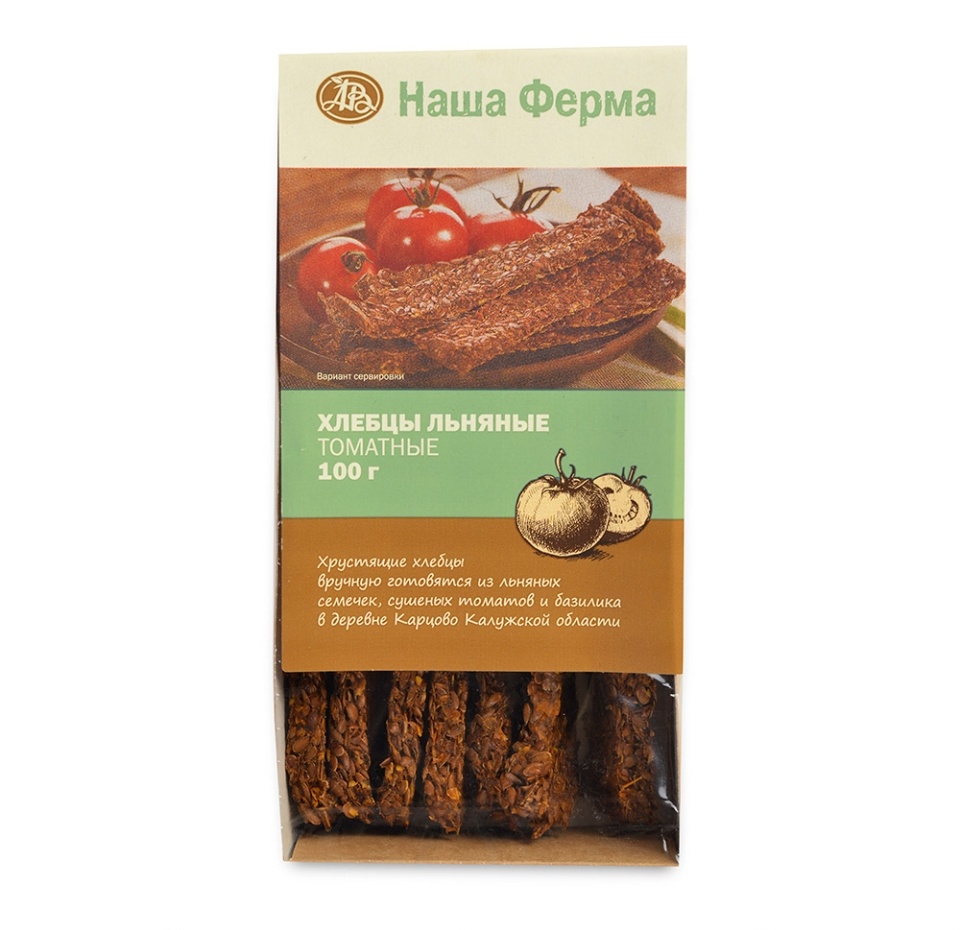 

Хлебцы льняные томатные «Наша Ферма», Калужская область