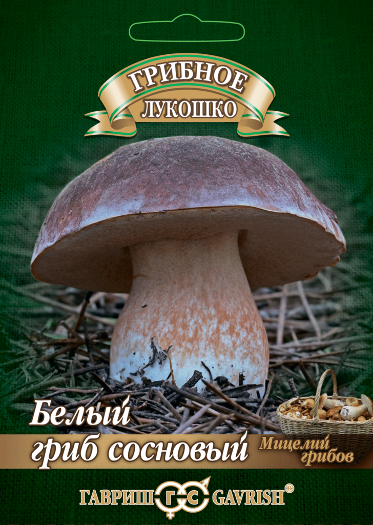 

Мицелий грибов на зерновом субстрате ГАВРИШ Грибное лукошко, в ассортименте: белый гриб, белый гриб сосновый, лисички, подосиновик, Арт. 1026999267
