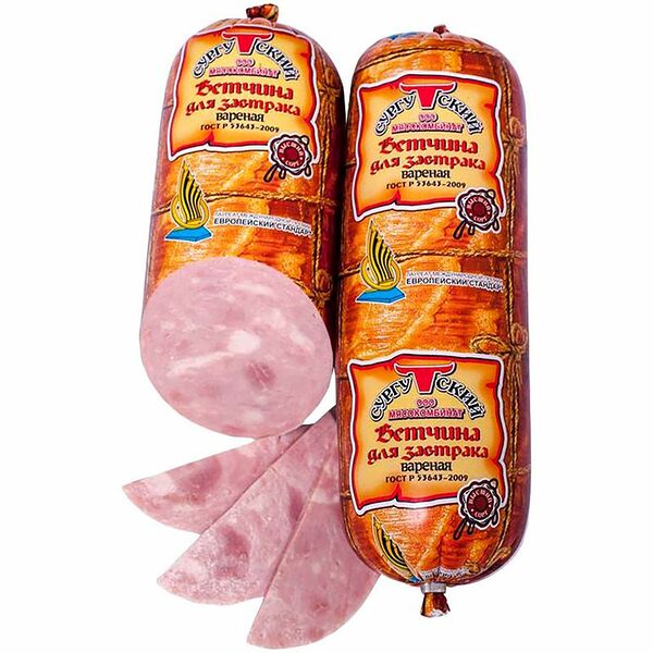 Ветчина Сургутский мясокомбинат Для завтрака категория А