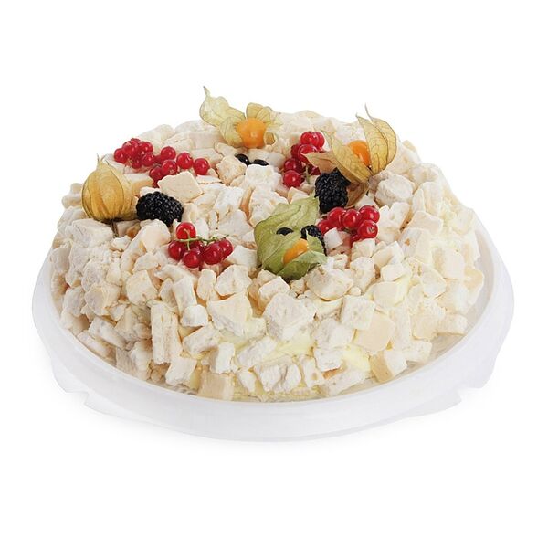 Торт Царский Ореховый бисквит с безе и сливочным кремом