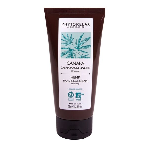 Крем для рук и ногтей с маслом из семян конопли, Phytorelax, 75 мл, Италия