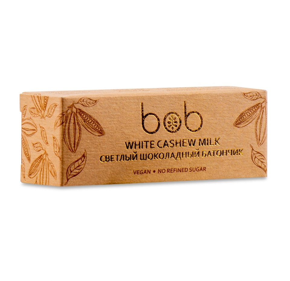 

Батончик шоколадный Bob WHITE CASHEW MILK 50 г
