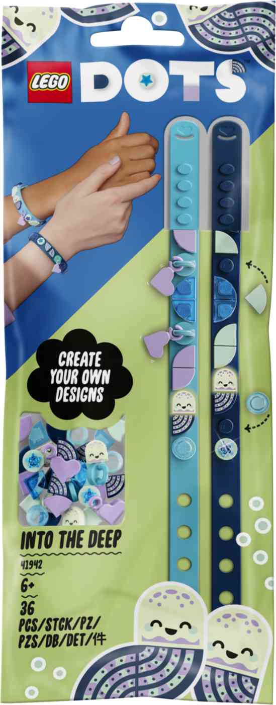 

Конструктор Lego Dots Браслеты с шармами Глубины моря 41942 6+, 36 элементов