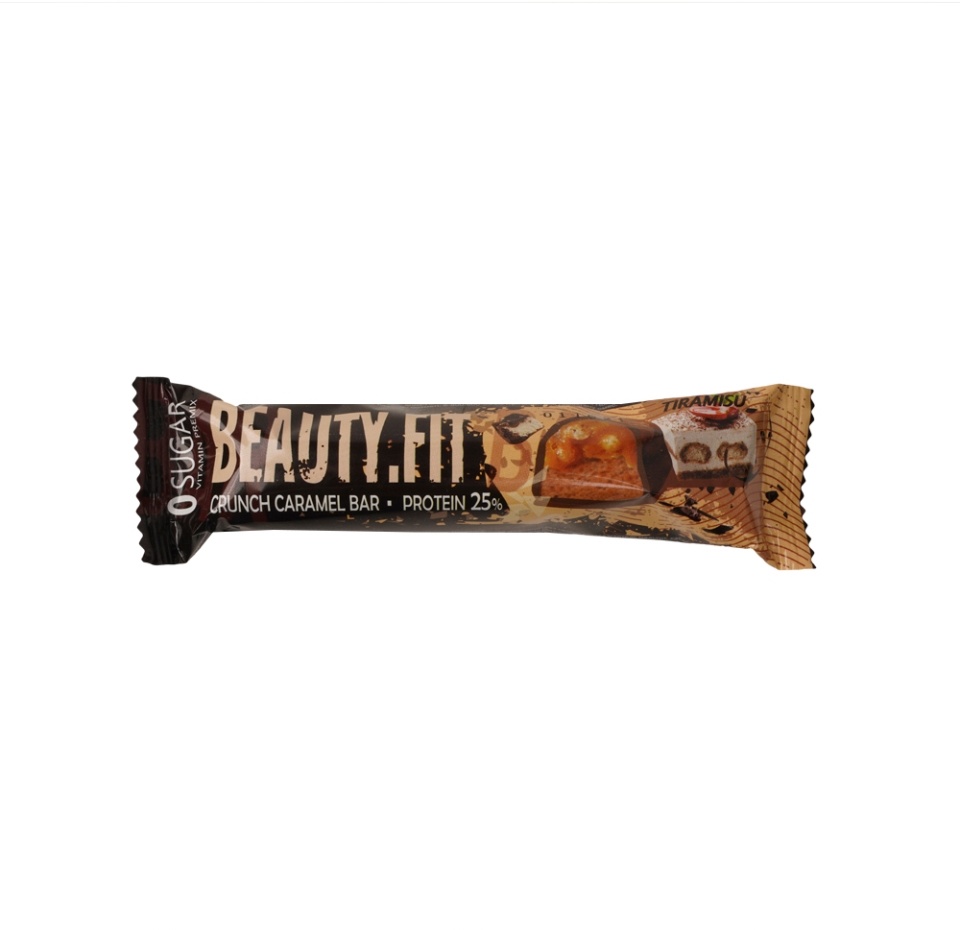

Батончик натуральный низкоуглеводный "Кранч Карамель" Beauty.Fit 60 г, Россия