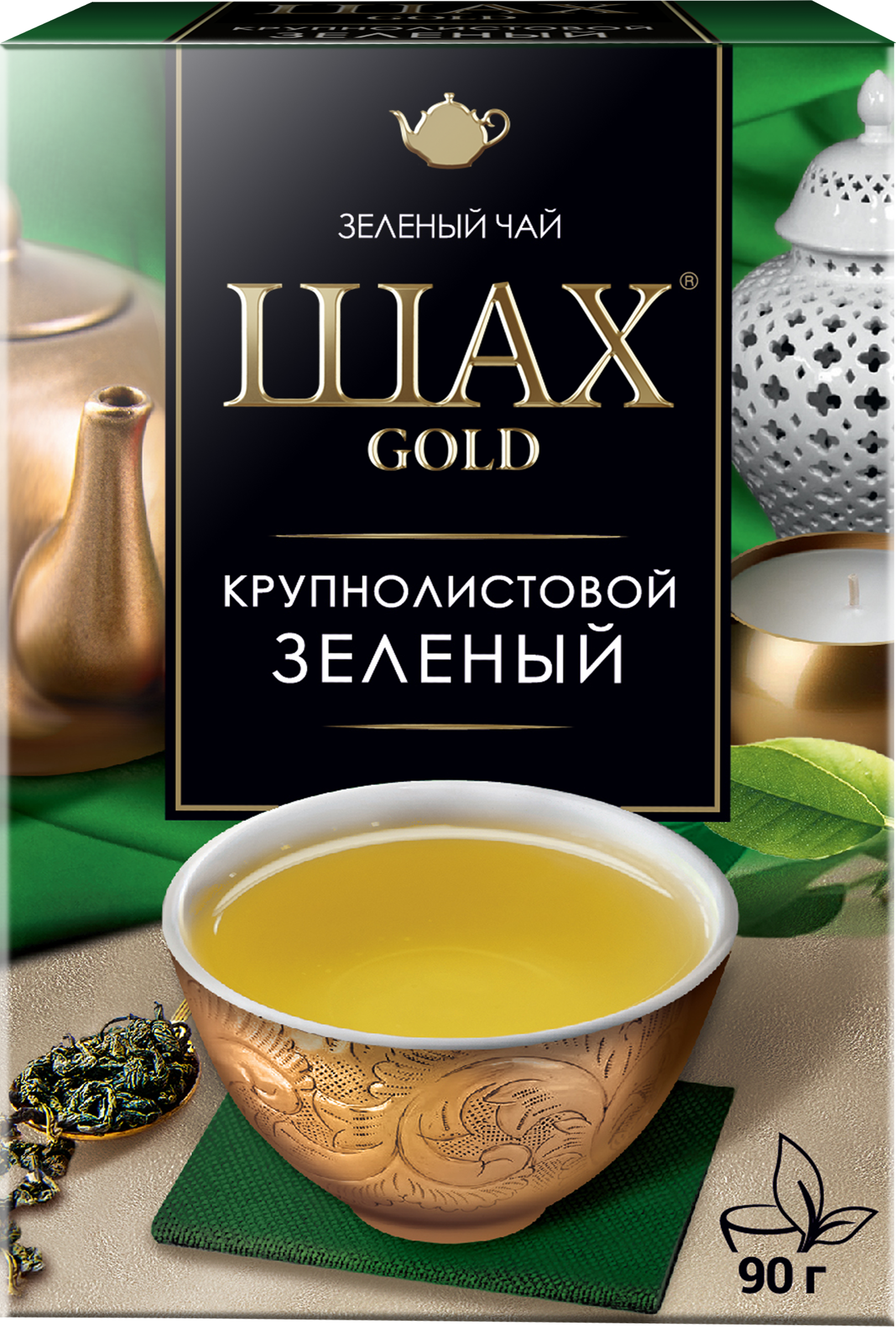 

Чай зеленый Шах Gold листовой 90 г