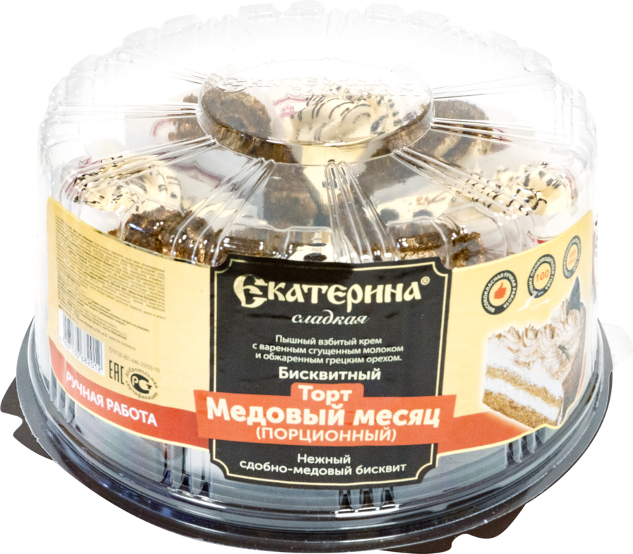 

Торт Екатерина Сладкая Медовый месяц 600 г