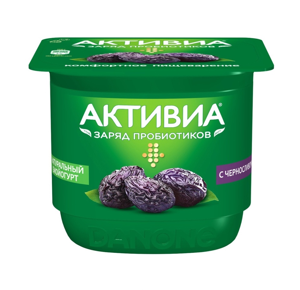 

Биойогурт Активиа чернослив 2.9% 150 г