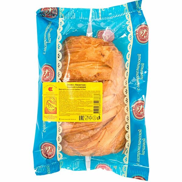 Слойка Самарский БКК Пикантная с сыром и колбасой, 110 г