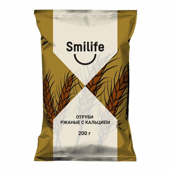 Отруби Smilefe 200 г ржаные с кальцием