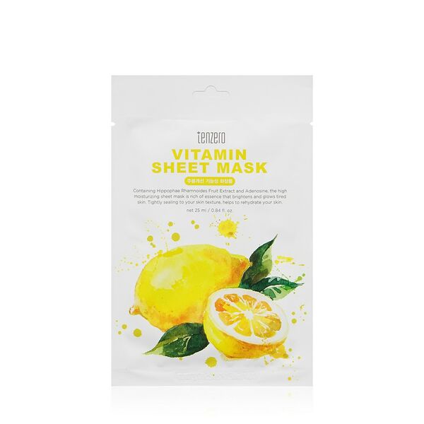Маска для лица Tenzero Vitamin Sheet Mask с витаминами